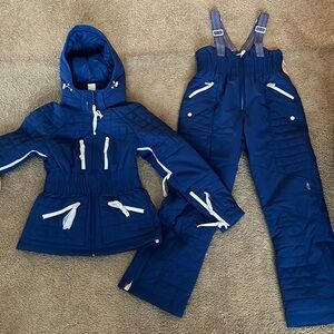Free people snow bib and snow jacket